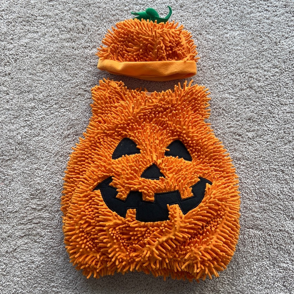Koala Kids Baby Pumpkin Jack-o-Lantern Halloween Costume 9-12m